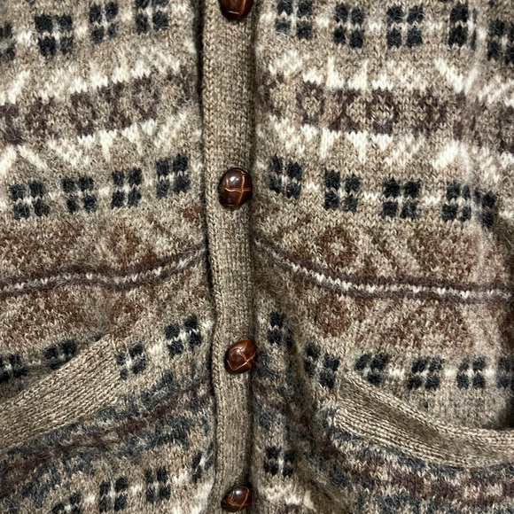 Grandpa Sweater/Cardigan (100% Wool) - Picture 3 of 8
